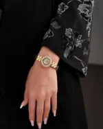 ساعة منار من الاستيل بلون ذهبي | LOS009L - الصورة 3